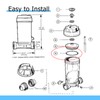 POCPUNAB CLX200K O-Ring Replacement Compatible with Hayward Chlorine CL200 CL220,