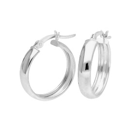 Sterling Silver 20mm Hoop Earrings