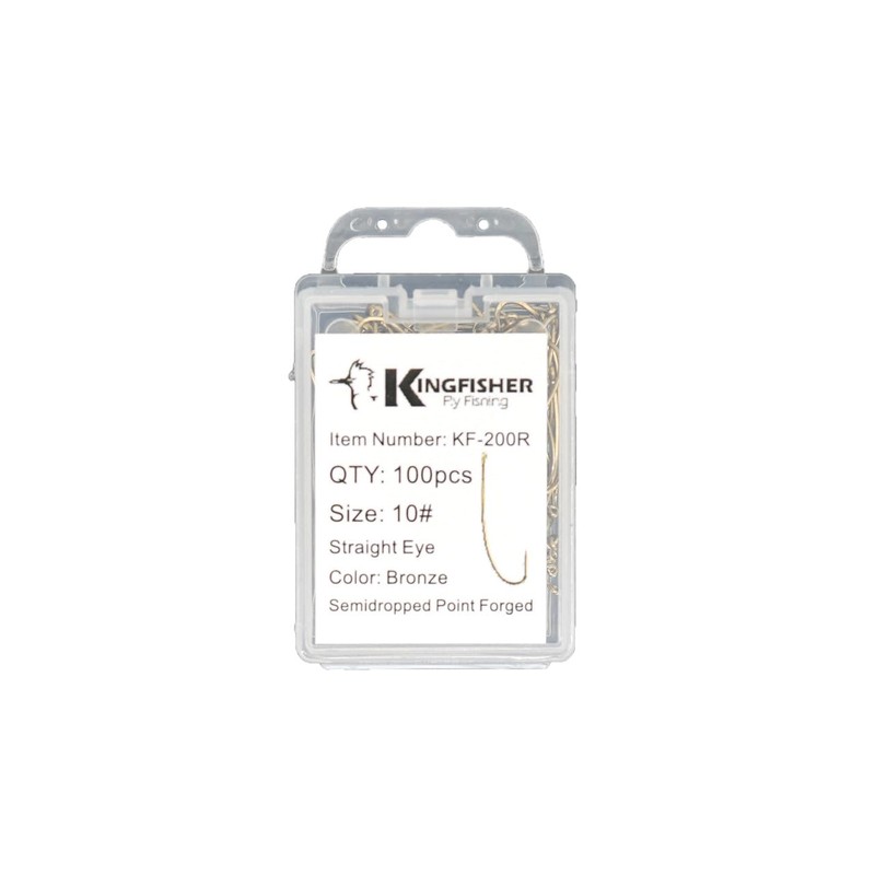 Kingfisher Fly Fishing 200r Nymph Dry Fly Fly Tying Hook
