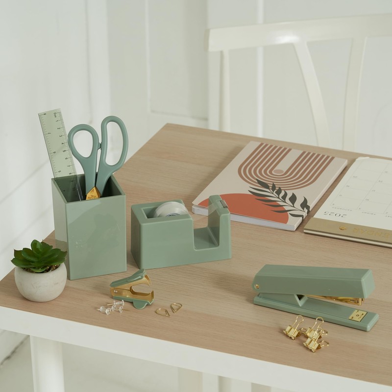 Aesthetic Desk Accessories Set - A Complete Desktop Organizer Set