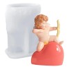 Valentines Day Soap Mold Reusable Angel Decorate Mold Silico