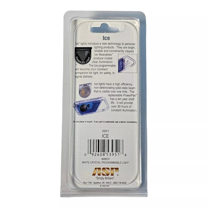 ASP Ice Clip Keychain Flashlight | Amber / Yellow |