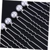 Minkissy Bridal Hairpin Set 10pcs Pearl u Shape Hair Clip