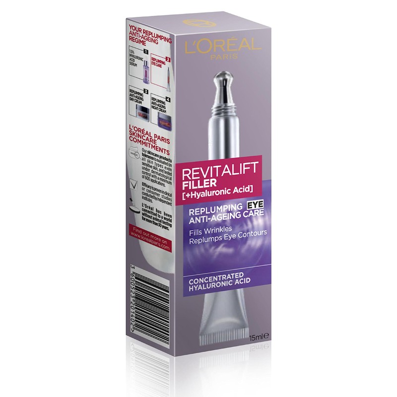 L'Oréal Paris, Eye Cream, Volumising & Reduces Fine Lines, Revitalift
