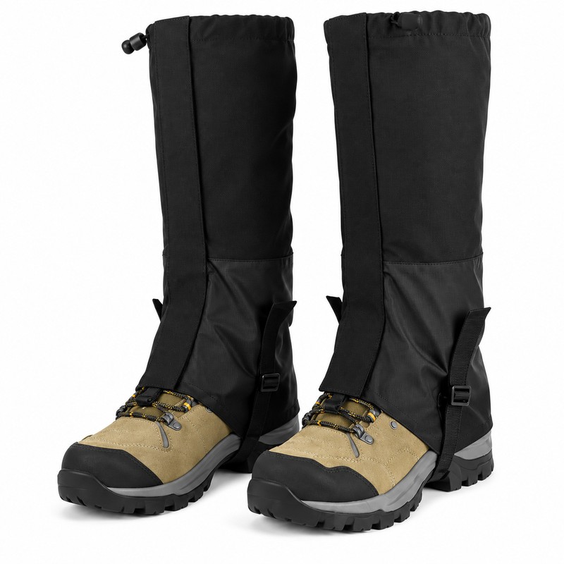 Waterproof Hiking Leg Gaiters for Snow, Sand and Mud Protection,