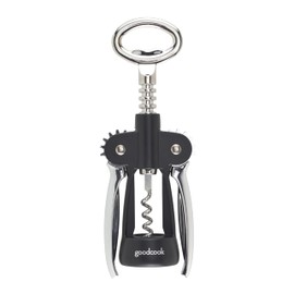 GoodCook Gourmet Deluxe Winged Corkscrew, Stainless Steel Worm, Universal Fit For All Cork Sizes