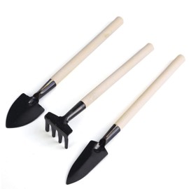 QUVIO Mini Garden Tools - Garden Tools - Grow Tools Set - 3 Pieces