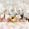 Glitter Bride To Be Confetti, Champagne Gold Silver Diamond Ring