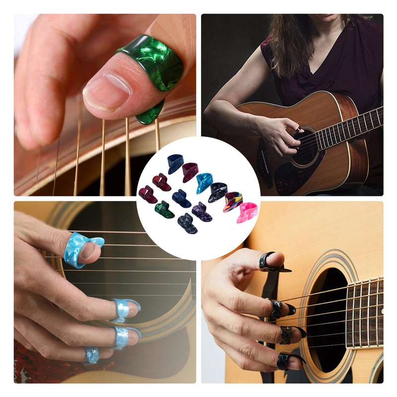 nalaina Guitar Thumb Picks, Set of 24, Guitar Picks (6