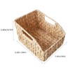 Alipis Versatile Storage Basket Woven Desktop Organizer for Kitchen Office