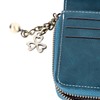 Women PU Leather Credit Card Holder Large Capacity Wallet Zipper