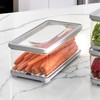 iDesign Large Fridge Produce Bin with Removable Drainage Tray and