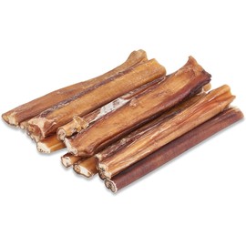 Bully Sticks for Dogs - 6-Inch Low Odor, Premium Pizzle Without Added Hormones, All Natural Protein Dog Treat, Safe and Long Lasting Rawhide Alternative