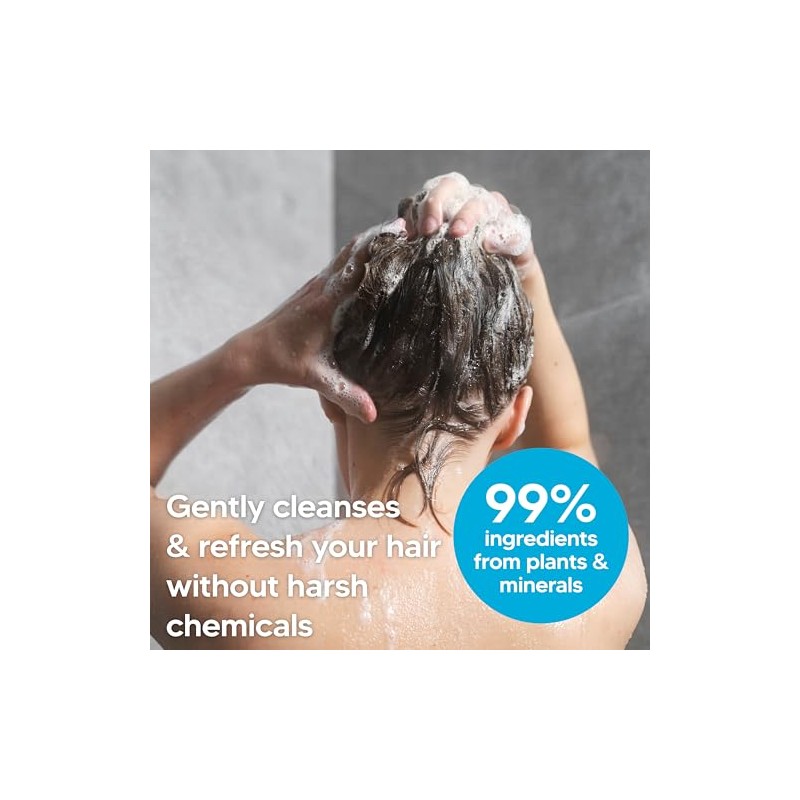 Nature Clean Pure Sensitive Shampoo, Unscented, 10 Fluid Ounce.
