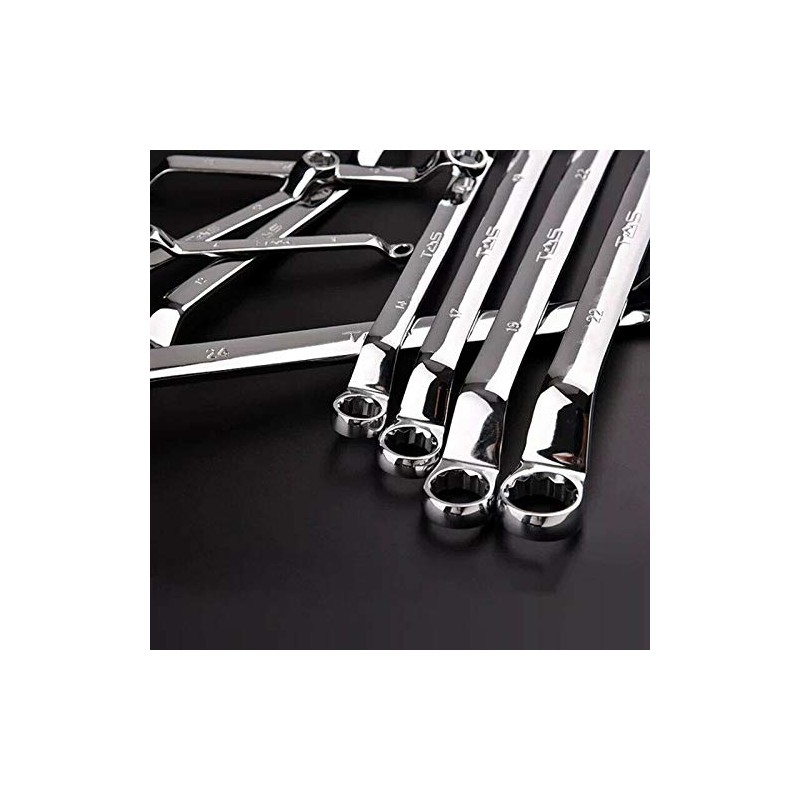 SENRISE Offset Ring Spanner 1PCS 5.5-32mm Double End Spanner Metric