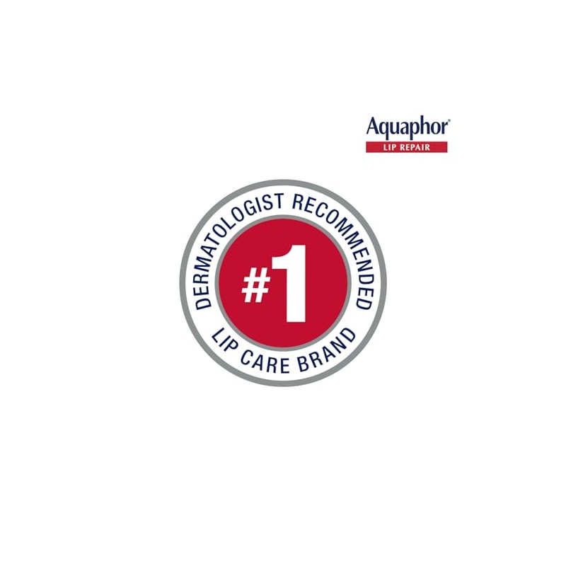 Aquaphor Lip Repair - Soothe Dry, Chapped Lips - Two