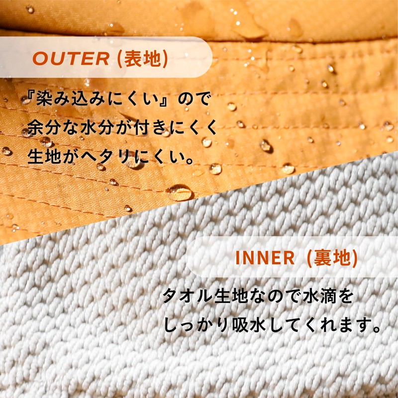CBJAPAN Sauna Hat One Size Fits Most, Head Circumference 23.6