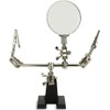 WWZMDiB Helping Hand Magnifier Adjustable 5X Magnifying Glass,with Dual Adjustable