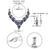 EVER FAITH Mujer Sets de Joyería Cristal Austríaco Elegante Boda