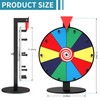 12 Inch 10 Slot Prize Wheel, Spinning Wheel for Prize,