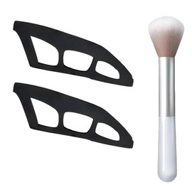SI SEN 2 Stück Lidschatten-Schablonen Set, Schnelles Augen Make Up Schablone, Eyeshadow Tool, für Smoky Eyes und Cat Eyes, Anfänger