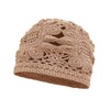 Pemilosci Handmade Crochet Bohemian Beanie Sun Summer Hat Skull Cap