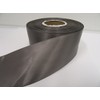 2 metres of 50mm Satin Ribbon Gunmetal Grey Dark Silver