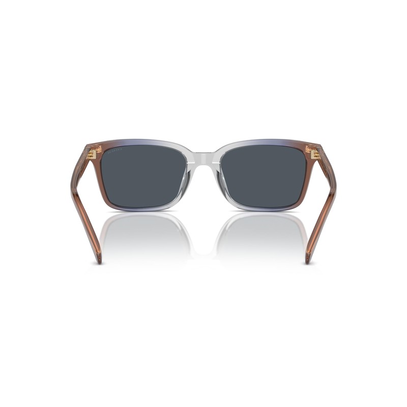 COACH Men's HC8398U Universal Fit Square Sunglasses, Pecan Blue Grey