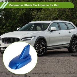 HOPESPANNER Universal Shark Fin Dummy Antenna Mount Aerial for Decoration Only Blue 1 Pc