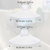 8 Pcs Sponge Holder Suction Cup PVC Heavy Strength Clear