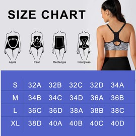 QXURkut 2 Pack Women Sports Bras, High Impact Seamless Wirefree Padded Yoga Bralette Running Workout Gym Top Bra with Adjustable Straps (Black Purple, S)