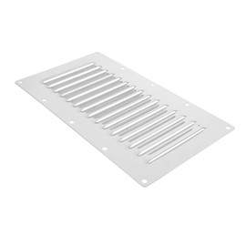 TEHAUX Stainless Steel Louvered Vent Cover for Extractor Fan Durable Air Vent Grille for Kitchen Bathroom Windproof Design for Optimal Airflow Indoor Protection