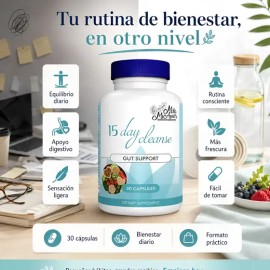 Suplemento De Apoyo Digestivo 15 Dias 30 Capsulas