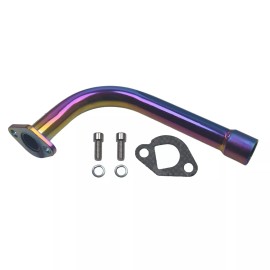 Unbranded Exhaust Pipe With Female Threaded For Predator 212cc Mini Bike Honda GX160 GX200