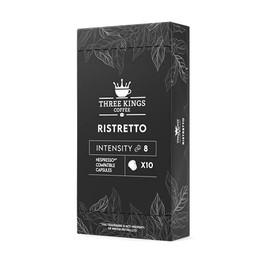 100 Pcs Three Kings Coffee Capsules Compatible with Nespresso – Decaf Coffee Pods for Nespresso Machines –Nespresso Ristretto Blend