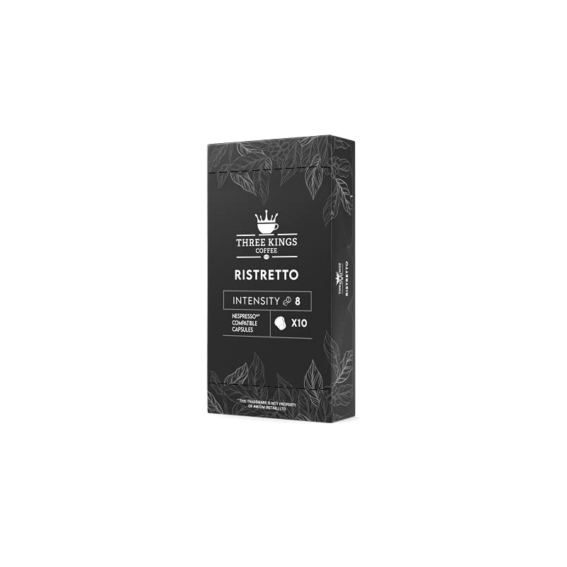 100 Pcs Three Kings Coffee Capsules Compatible with Nespresso –
