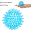 Kryoflare Soft Transparent Spiky Massage Ball, 7 CM, Blue for
