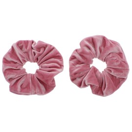 Zac's Alter Ego Pair of Luxurious Velvet Hair Scrunchies - Variety of Colours