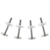 Pressure Mount Baby Gate Threaded Pivot Rod, 4-Pieces Pivot Screw