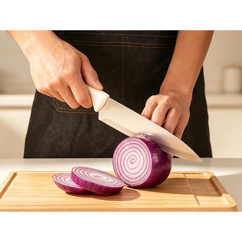 Howashin White Knife Set, 14 Pieces Kitchen Knife Set with