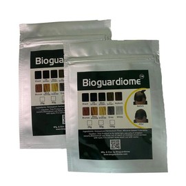 Bioguardiome Hair Building Fiber Refill Bag, Powder Based Fibers Natural Hair Thickening Fiber For Thin Hair Men, Women Cover Bald Spot - 25gm Pack Of 2 Black