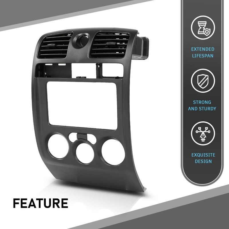 CHEDA Radio Dash Bezel Trim Compatible with Chevy Colorado GMC