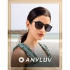 ANYLUV Womens Polarized Sunglasses Lightweight Round Sunglasses for Women Men