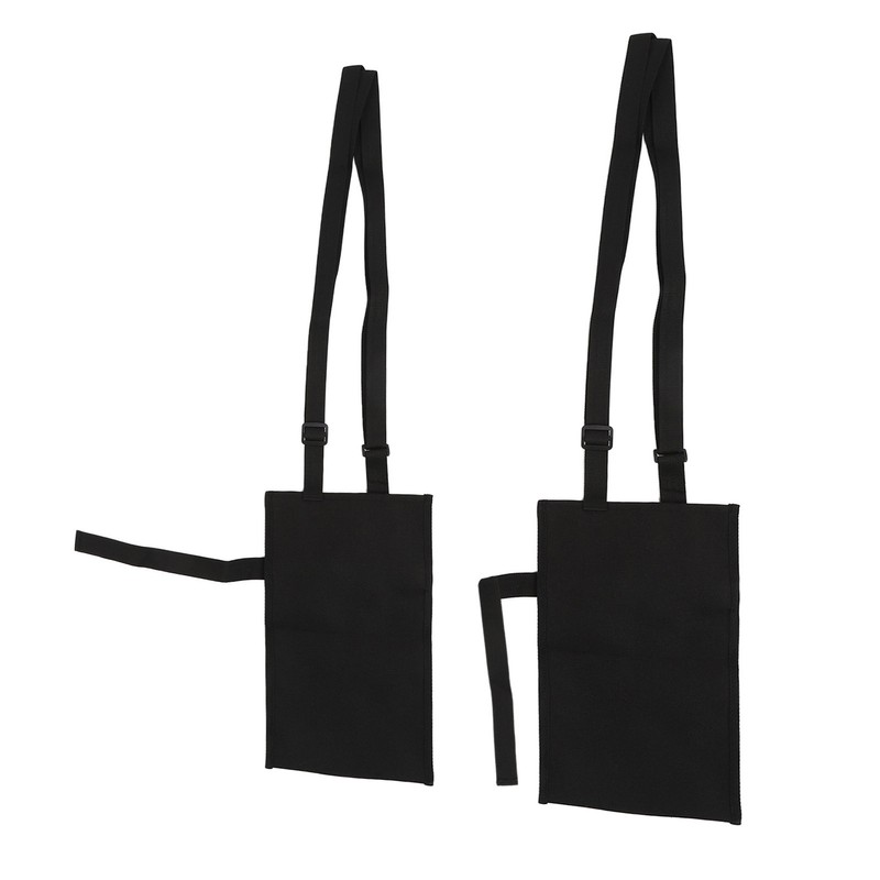 2pcs 1500ml Urine Bag Holder Large Capacity Mesh Fabric Drainage