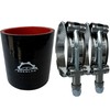 Bekelan 2.5" ID (63mm) High-Temp Straight Silicone Hose Coupler With