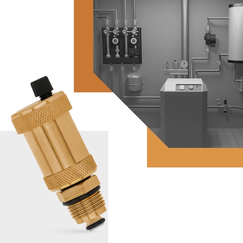 Automatic Radiator Vent 1/2 Inch Valve Bleeding Screw Easy Automatic