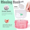 No Leak & Non-Slip Partial Denture Case Retainer Bath Box