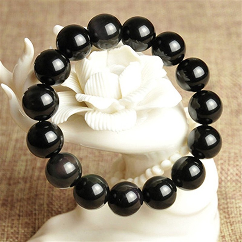 Fine Natural Golden Obsidian Charm for Luck in Work, Money
