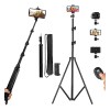 Trípode Para Celular Selfie Stick Bt Control Remoto 170cm