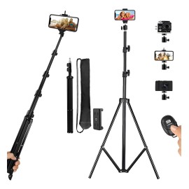 Trípode Para Celular Selfie Stick Bt Control Remoto 170cm